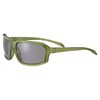 Serengeti Hext Sunglasses (Shiny Milky Khaki -Saturn Polarized Smoke)