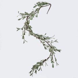 51" Artificial Christmas Mistletoe Garland