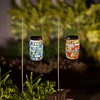 Solar Mosaic Lantern Light IP44 Waterproof Inlaid Fade Resistant Mosaic