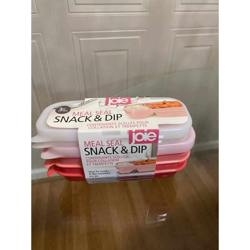 Joie Meal Meal Seal Snack & Dip Container, Set of