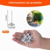 600 stoppini per candela, stoppini da 2,6 cm in cotone,