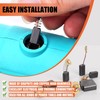 Tanstic 40Pcs Electric Motor Carbon Brushes, 10 Different Sizes Carbon