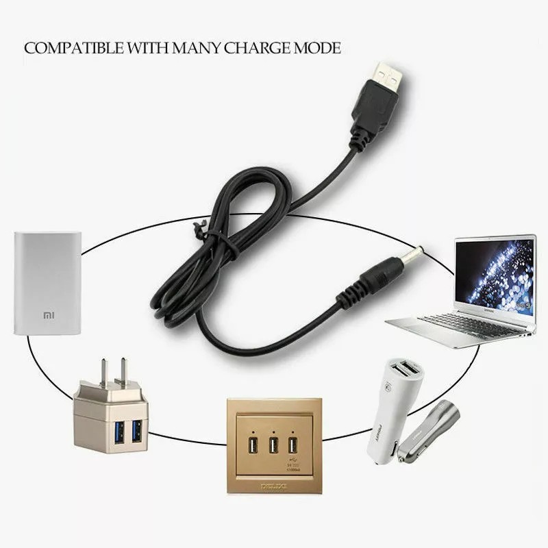 Unbranded USB to DC 3.5mm 5V charging cable for Rechargeable