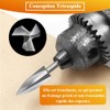 Teocpai 5 Piece Wood Carving Bits with 1/8 Inch Shank