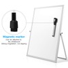 STOBOK Magnetic Whiteboard with Stand Dry Erase Board for Home