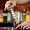 bar@drinkstuff Ring Grip Stainless Steel Muddler Metal Cocktail Muddler with