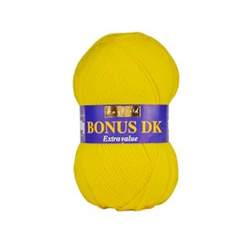 Hayfield Bonus DK Double Knitting Yarn, Sunshine (555), 100g by Sirdar