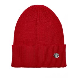 Tazzio Beanie Hat for Men and Women Unisex Wool Hat Knitted Hat Winter A500, red