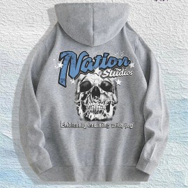 The World Is Yours Graphic Hoodie 100% Cotton US Warehouse 7 ColorsColor: Army Green, Size: M