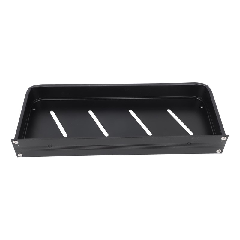 Shower Caddy Wall Mount Shelf with Hooks Space Aluminium Large