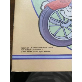 Golden Book Vintage 1986 Golden Book - My Buddy A Real Pal - Paper Doll Book  #1535  New