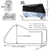 Funda para Moto Impermeable, 190T Tela Oxford Cubierta de Motocicleta