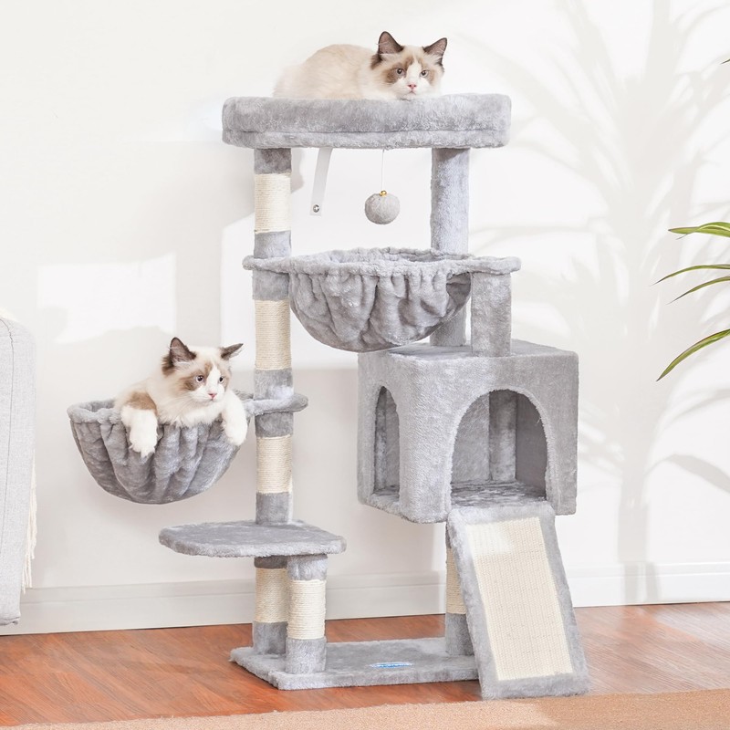 Hey-brother Cat Tree, Cat Tower for Indoor Cats, Cat House