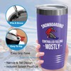 Snowboarding Purple Edition Viking Tumbler 20oz - Snowboarding - Ski