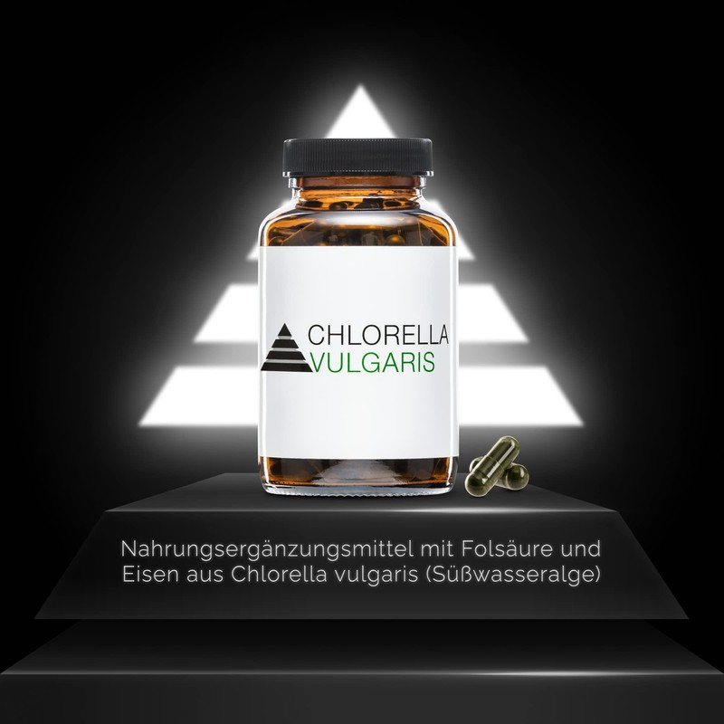 YPSI Chlorella Vulgaris - Micro Algae Capsules with Folic Acid