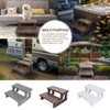XtremepowerUS 2-Steps Heavy Duty Plastic Resin Spa Steps - Hot