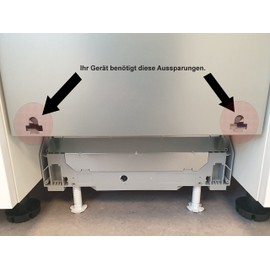 2 x Front Mounting Dishwasher Suitable for BSH Bosch, Siemens, Neff, Stainless Steel Holder Dishwasher Door Holder