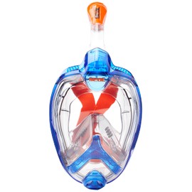 Seac Magica Snorkel Mask Full Face Mask Anti-Fog System with a Soft Mask Body, Dry Top Snorkel with Outlet Valve