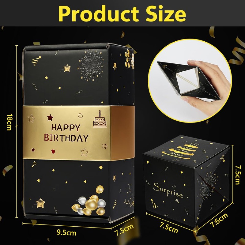 ANOMM Birthday Exploding Gift Boxes, Pop Up Gift Box, Surprise