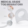 MHSY Gel Toe Separators for Overlapping Toes, 4PCS Bunion Correctors