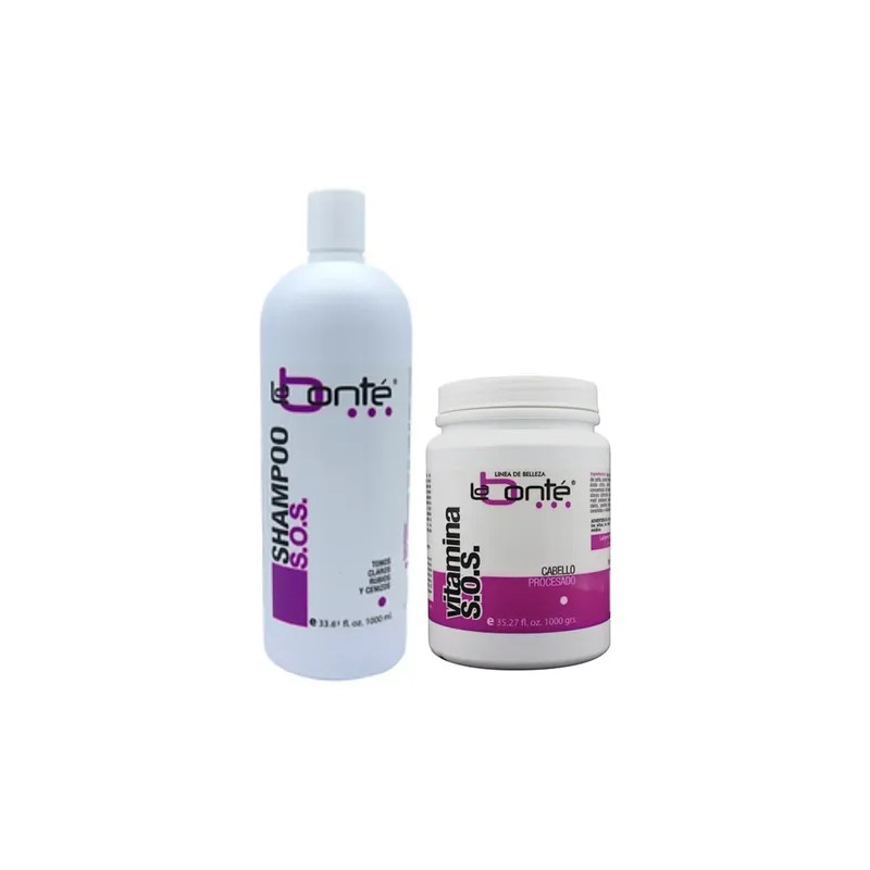 Kit Matizador Shampoo Y Mascarilla Sos La Bonte