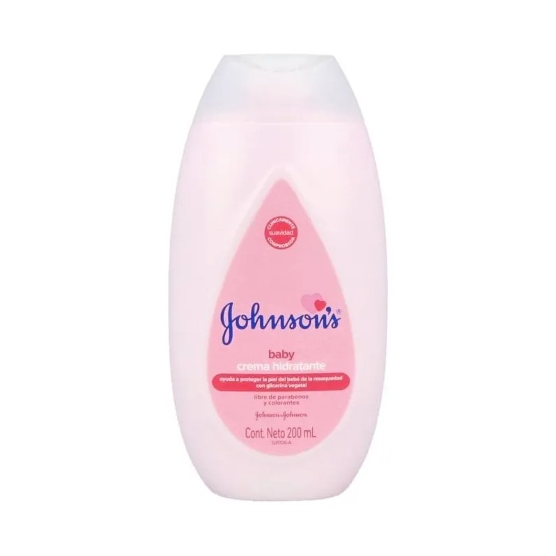 Crema Corporal para bebé Johnson's Original 200 ml