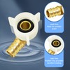 Boltigen 1/2" PEX Swivel Elbow Faucet Connector (5-Pack) with 1/2"