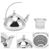 1.5L Stainless Steel Tea Pots Professional Removable Stovetop Tea Kettle