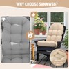 Sannwsg Adirondack Chair Cushion Set of 4, Rocking Chair Cushions,