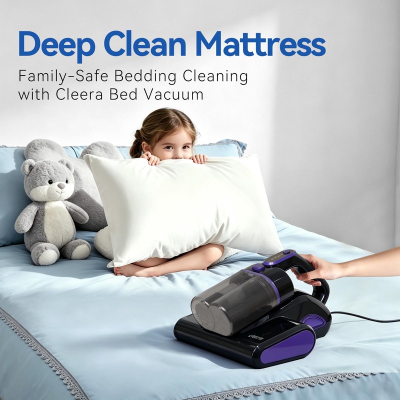 Mattress Vacuum Cleaner,16KPa Bed Vacuum with 140°F Hot Air