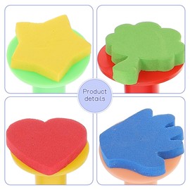 EXCEART 5 Pcs Kids Painting Sponge Sponge Cute Foam Sponge for Early Learning and Crafts for Toddlers