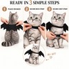 Black Bat Wings Pet Costume for Cats & Dogs –