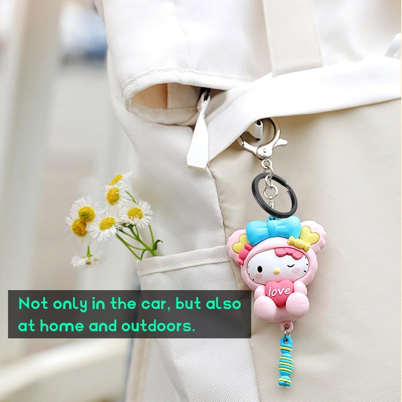 JUSTTOP 30PCS Metal Key Rings, 0.8"/1"/1.2" Split Thick Round Flat