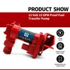 Nakkaa 12 Volt 15 GPM Explosion Proof Fuel Transfer Pump