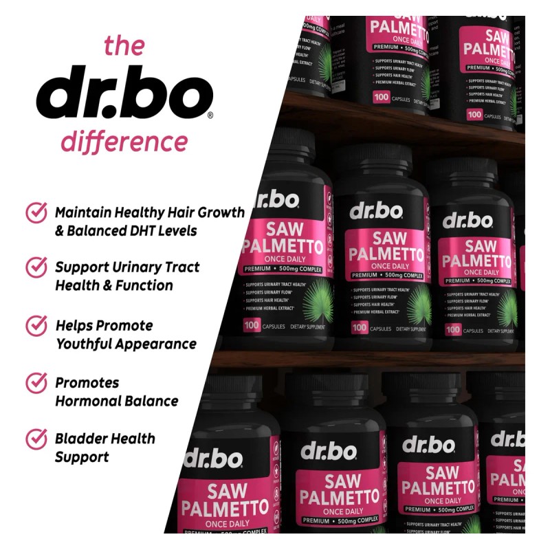 Dr. Bo Saw Palmetto Para Mujeres 100 Cápsulas