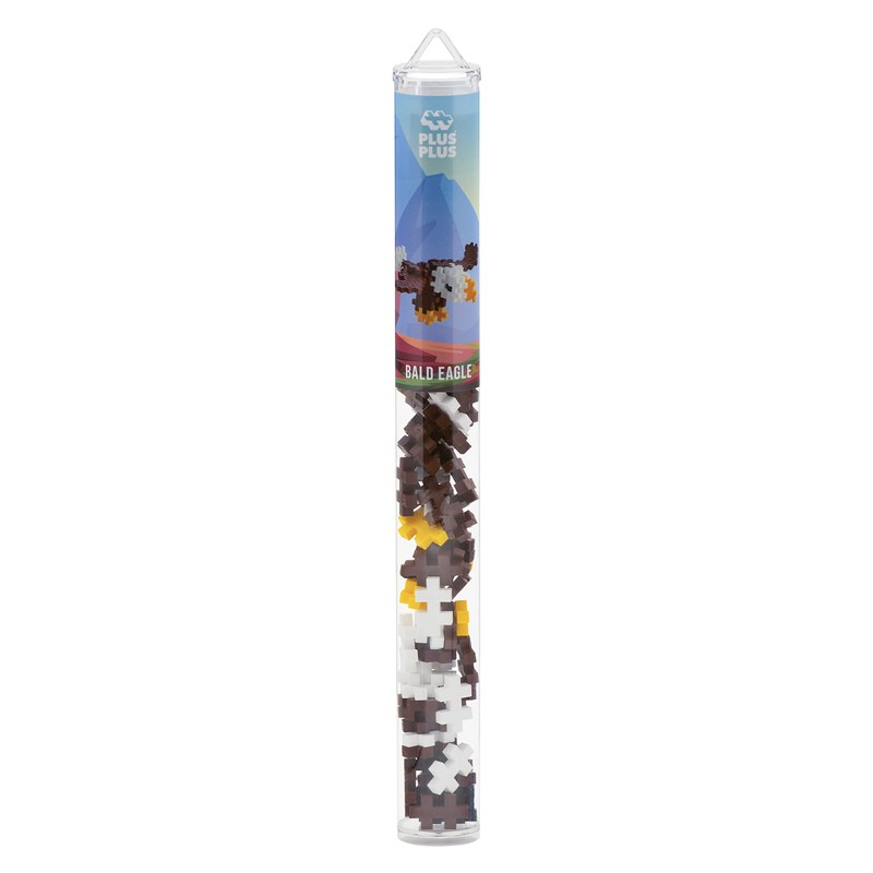 PLUS PLUS - Bald Eagle - 70 Piece, Construction Building