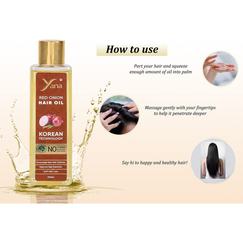 Yana Yana Onion & Black Seed Hair Oil For Long