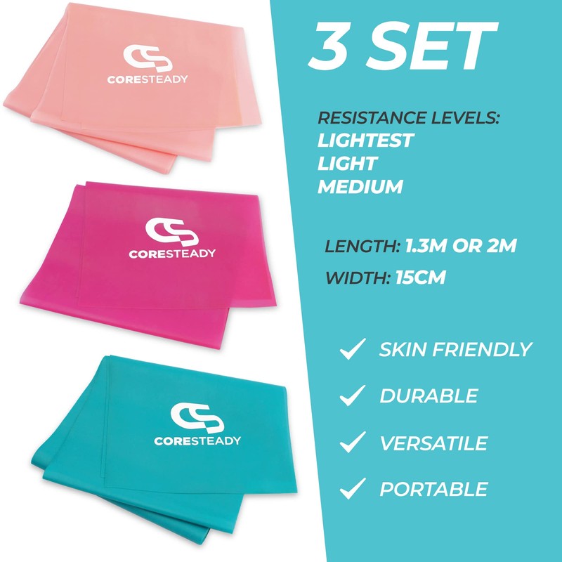 Coresteady Resistance Band For Men & Women - Exercise Band