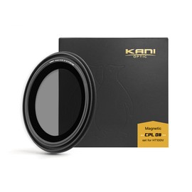 KANI K21086 0.9 inch (100 mm) Wide Magnetic CPL 0# Set, Magnetic Adapter Ring, For 3.9 inches (100 mm) Width Holder "HT100 IV", Lens Diameter 3.2 inches (82 mm), Square Filter Accessories, Aluminum