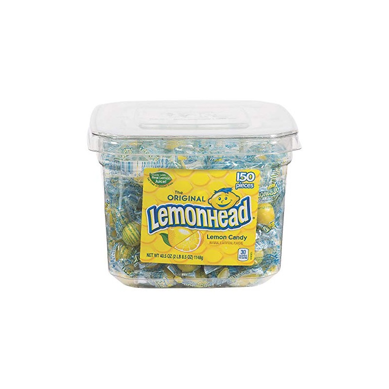 Lemonhead® Hard Candy Tub - Edibles - 150 Pieces