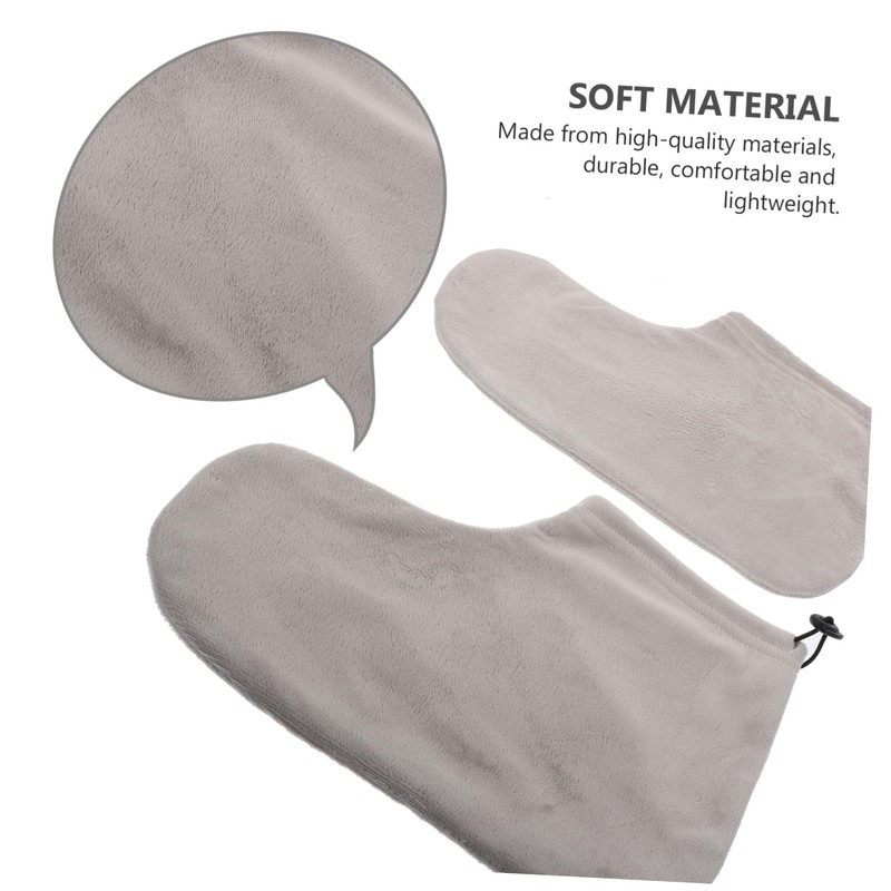 NOLITOY Footmuffs Beauty Wax Therapy Foot Wraps Foot Warmer Dermal