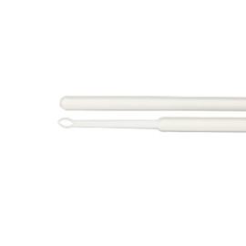 AHS American Hospital Supply Ear Curettes | Ear Wax Removal Tool (White - Adult 4 MM - Oval Tip)