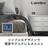 LANDEX YT5253WH Alarm Clock, Radio Wave, Digital Touch Light Master,