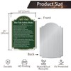 FKNSGR Hot Tub Safety Rules Sign 2 Pack, 10 x