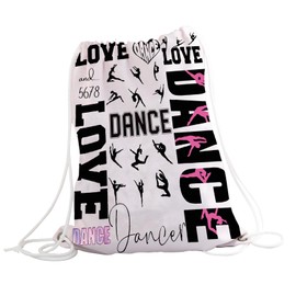 JYTAPP Dance Bag Ballet Drawstring Bag 5679 Dance Gifts Dance Lover Ballerina Backpack Dance Teacher Gifts