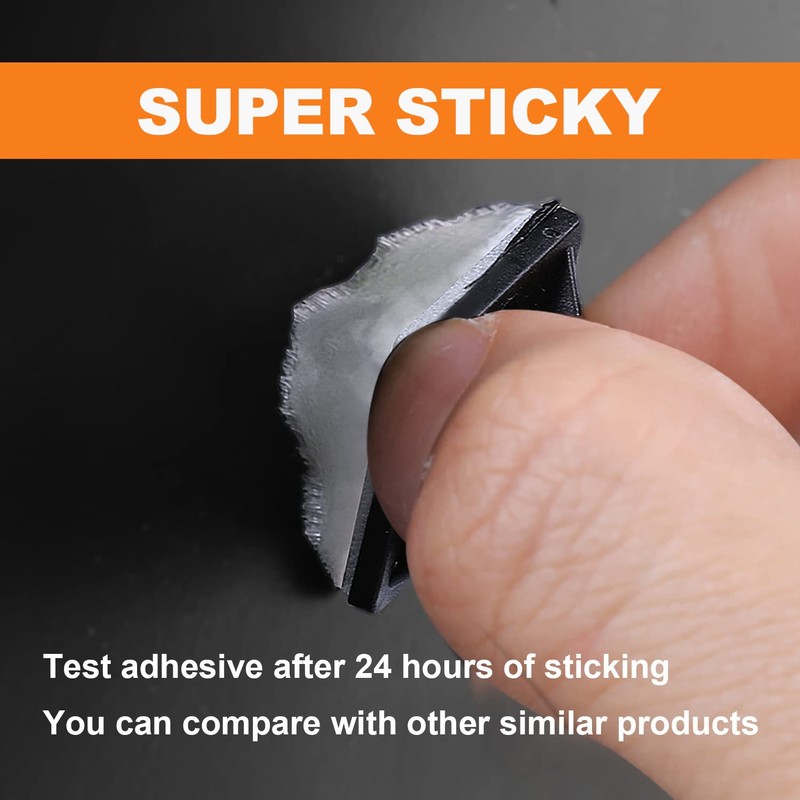 140 Pack 3/4" Zip Tie Adhesive Mounts Self Adhesive Cable
