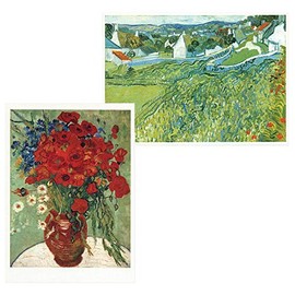 Caspari Van Gogh Blank Boxed Note Cards, 16 Cards & Envelopes