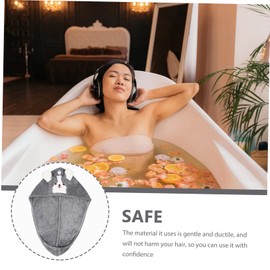 VICASKY Cartoon Coral Fleece Hair Towel Wrap Absorbent Drying Cap for Easy Hair Care for Bathing Makeup Use