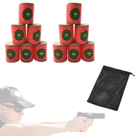 Tropchou Airsoft Shooting Target Target Shooting Practice Toy Indoor with Storage Bag (12 Targets)