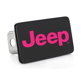Jeep Tuscadero Pink UV Printed Trailer Tow Hitch Cover Plug (2" Inch)